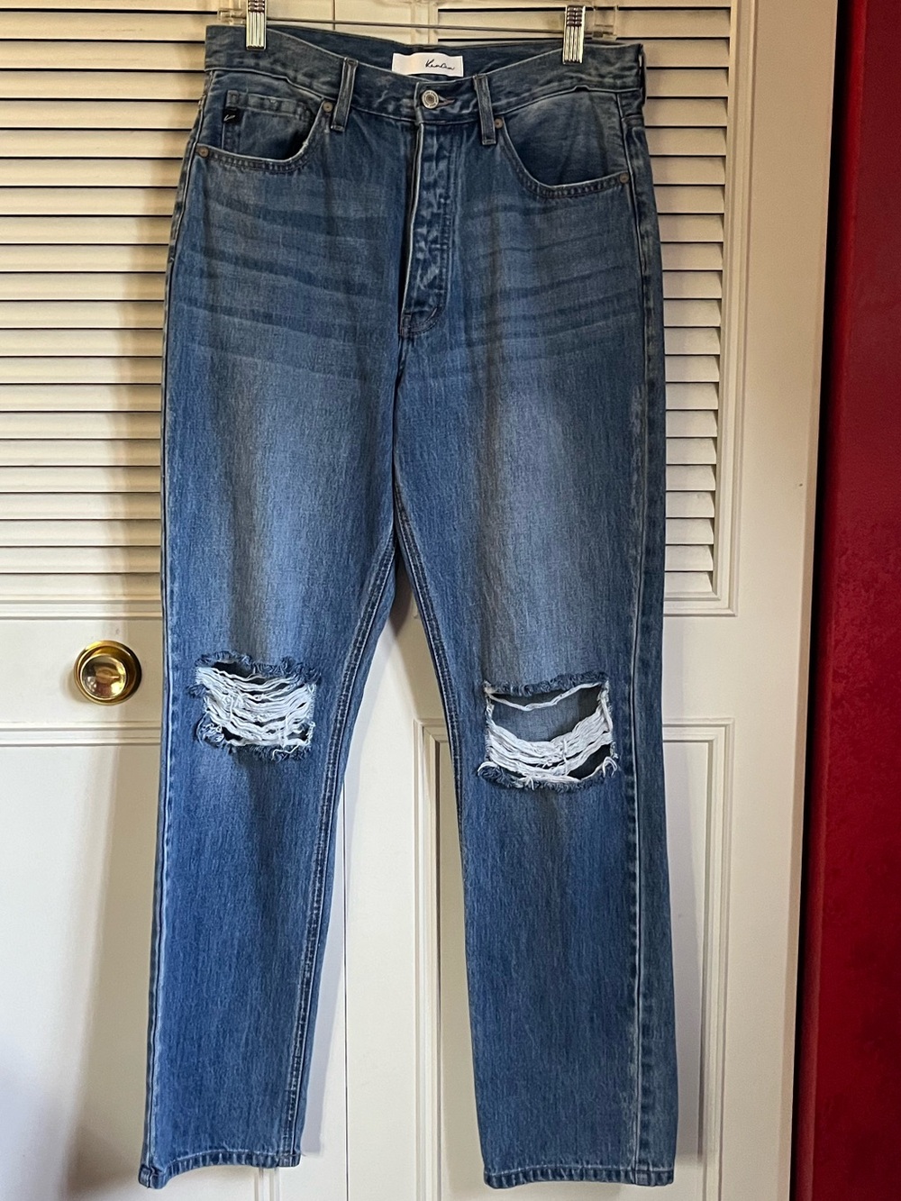 KanCan Dixon Ultra High Rise 90's Boyfriend Jeans Sz 9/28